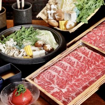 雙人份重磅雙饗壽喜燒套餐 (全省低溫宅配) Luxurious Sukiyaki Set (For 2) (Low Temperature Storage Shipping)